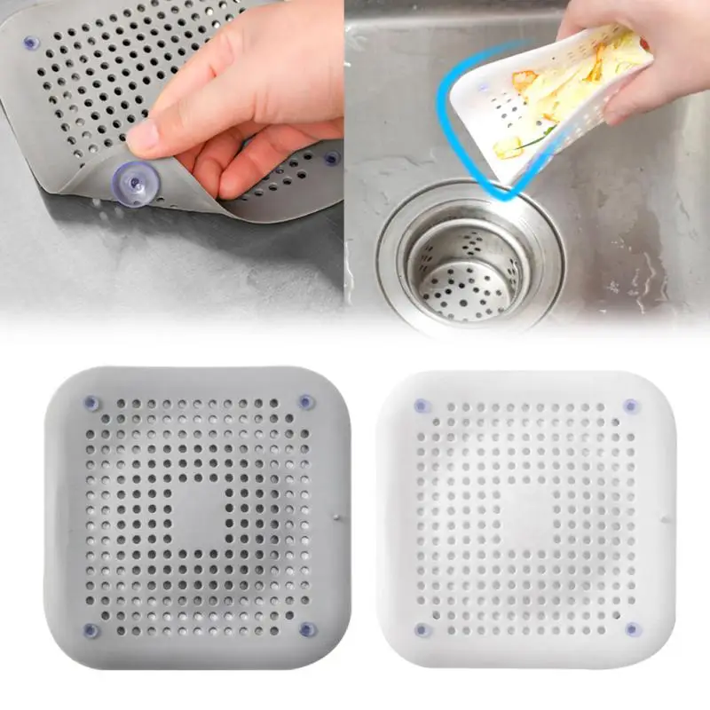 1~8PCS Vlasy Filter Umývadlo Anti-blocking Nečistôt, Vaňou, Sprchou Poschodie Vypúšťacia Zátka Silikónová Kuchyňa Dezodorant Plug Kúpeľňa