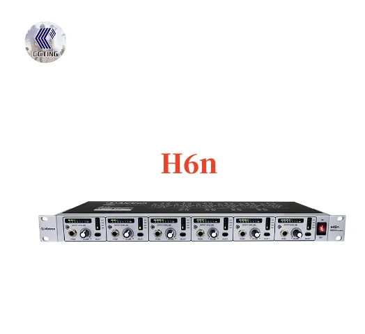 Alctron H6n 6-kanálový slúchadlový zosilňovač, 4-nastavte stereo kanál, samostatný vstup, hifi tón,pre fáze výkonu a studio
