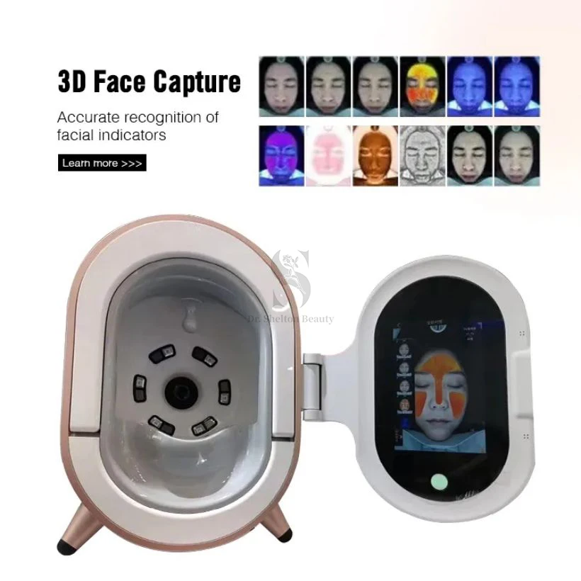 Analyzátor pokožky Stroj Magické Zrkadlo, Tváre, Tváre, 3D AI Uznanie Skener Detektor Vlhkosti Tester Kožné Testy Krásy Zariadenia