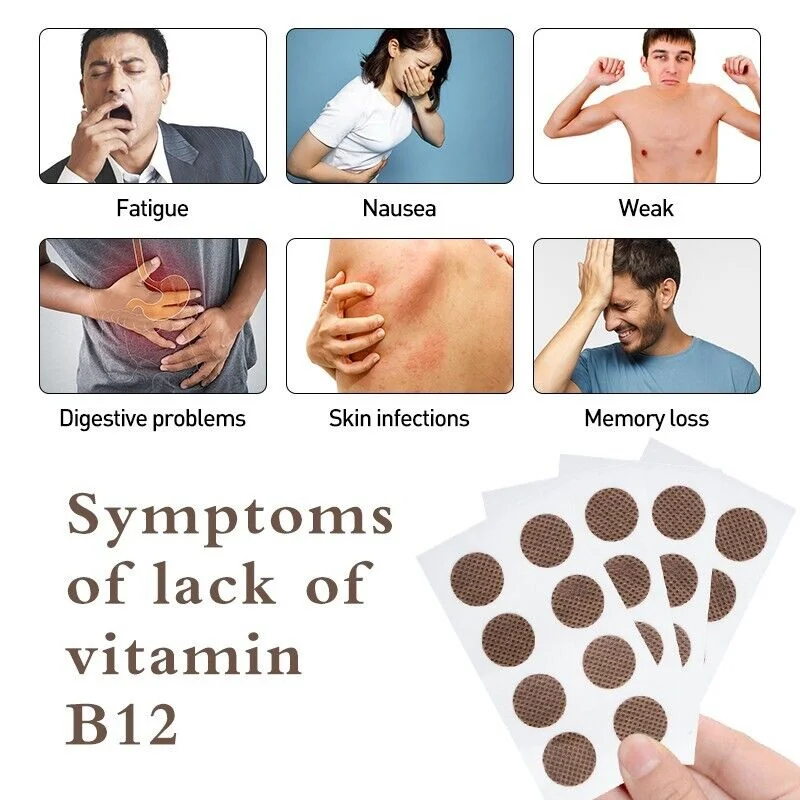 B12 Záplaty (Methylcobalamin 5000 mcg) a kyselina listová (o 0,4 mg). 8 Týždeň Dodanie.