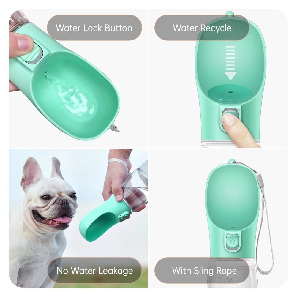 Prenosné Pes Fľaša Na Vodu Pre Malé Veľké Psy Misy Vonkajšie Napájačiek Vody Šteňa Pet Cestovná Fľaša Na Vodu Nárek Misy Psa Dodávky
