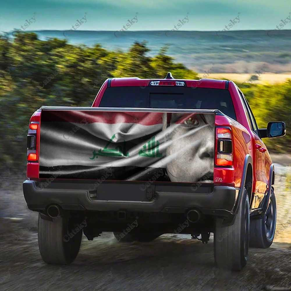 Irak vlajka Auto samolepky truck zadné ostrohové úpravu maľovanie vhodné pre truck bolesť auto balení príslušenstvo obtlačky