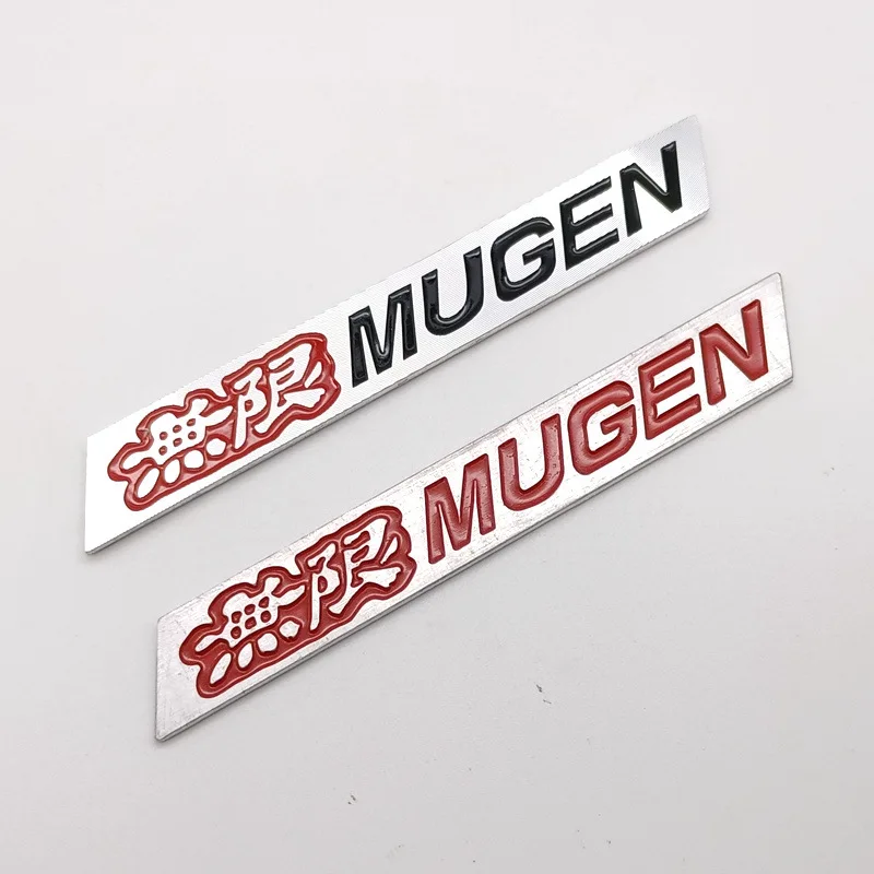 3D Hliníkovou Mugen Znak Chrome Logo Vzadu Kufor Odznak Auto Nálepky, Nálepky Auto Styling Príslušenstvo Pre Honda Civic Dohodou CRV Fit