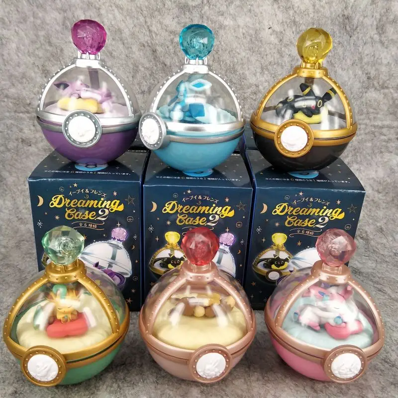 6 Štýlov Anime Hračka Pokémon Eevee Rodina Super Roztomilý Spanie Pokemon Bábiky, Dekorácie Darček Pre Dievčatko Vianočné Darčeky