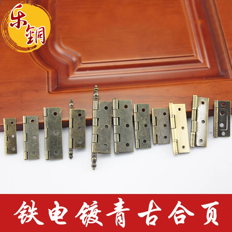 Medený pozlátený záves z nehrdzavejúcej ocele, závesov, zelená dávnych pozinkovaného železa záves, Čínske dvere a okná, nábytok, skrine