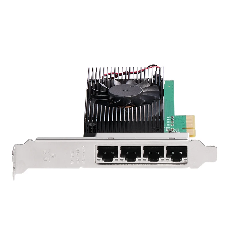 NOVÁ karta PCI Express Sieťová Karta PCIe x4 4 Port RJ45 10/100/1000M/2,5 G Gigabit Ethernet Kartu Adaptér Lan 2,5 G pre Intel i225 Čip