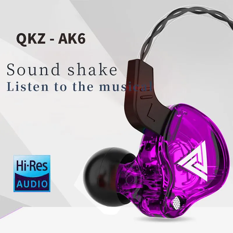 QKZ AK6 Športy V Uchu Slúchadlá s Mikrofónom, Extra Basy a Vstavané ovládacie Prvky Zlepšenie Vášho mobilného telefónu Headset Skúsenosti