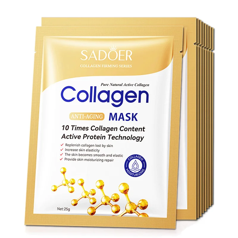 30pcs Anti-wrinkle Kolagénu Masku na Tvár Hydratačný Anti-aging Repair Rozjasňujúca starostlivosť o pleť Tváre List Masky, Pleťové Masky Starostlivosť o Pleť