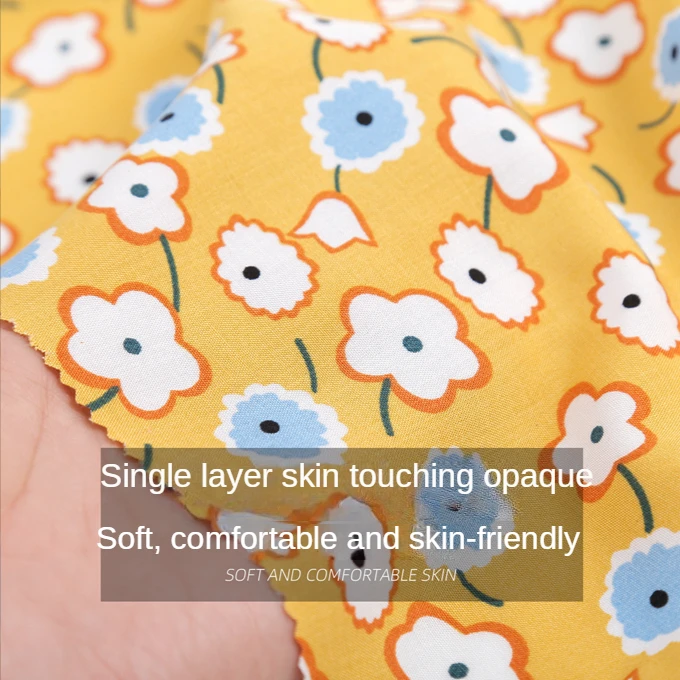 Rayon Textílie Vytlačenej Meter pre Kostým Pyžamo Šaty Šití Tenkých Cartoon Lete Mäkké Rúško, Baby, Deti, Priedušná Tkaniny