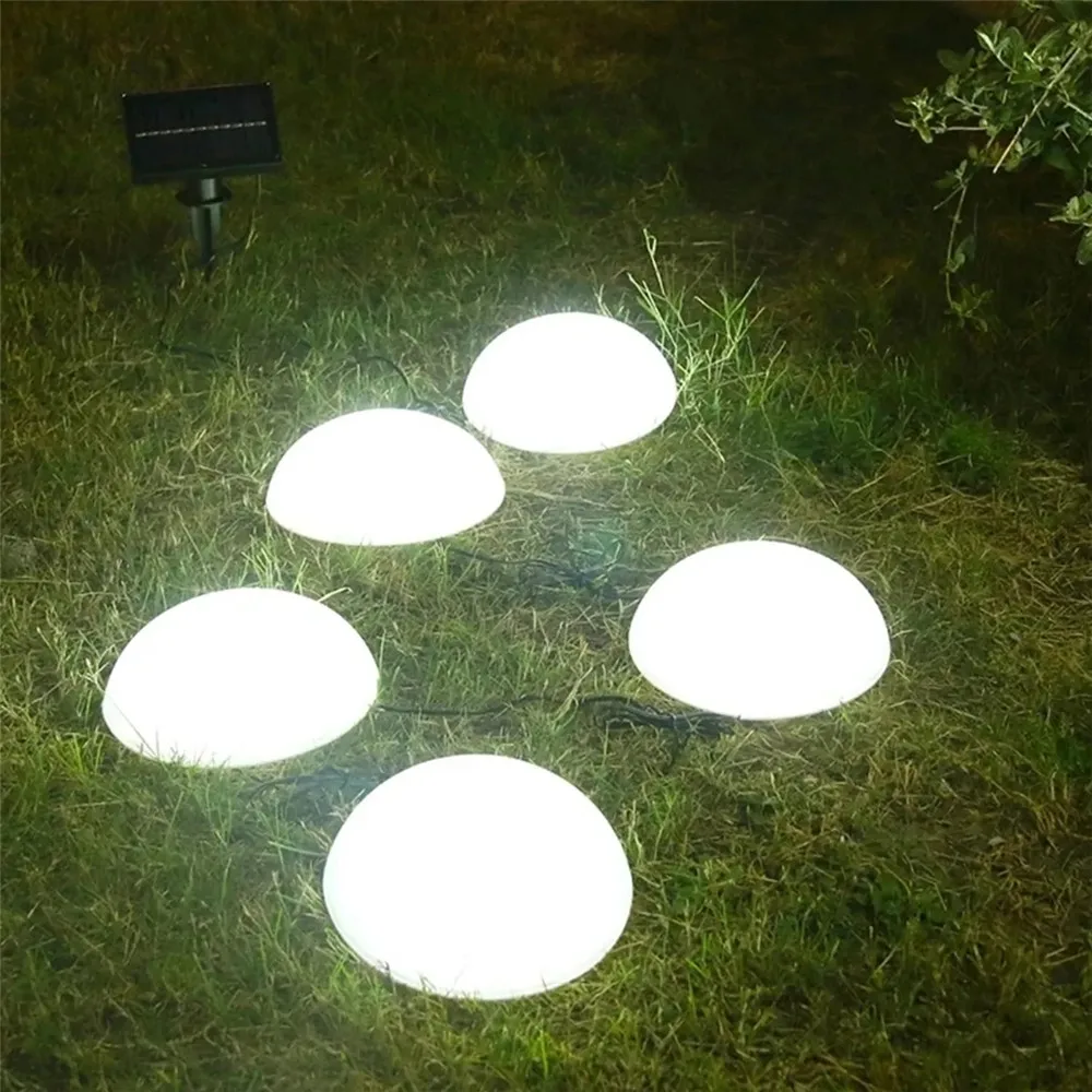 5 v 1 LED Solárne Kosačky na Dvore Led Solárne Svetlá Pologuli Solárne Záhradné Svetlo Nepremokavé Vonkajšie Pre Cestu Villa Zem Krajiny