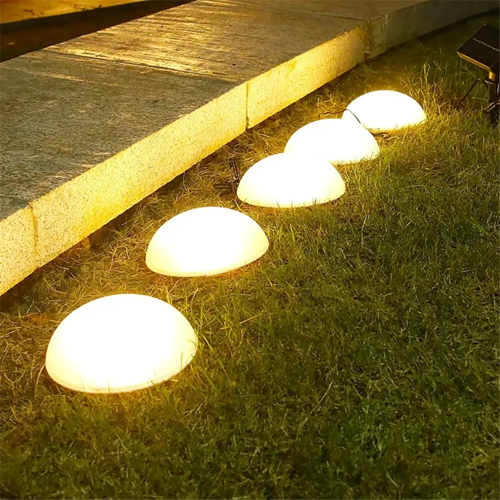 5 v 1 LED Solárne Kosačky na Dvore Led Solárne Svetlá Pologuli Solárne Záhradné Svetlo Nepremokavé Vonkajšie Pre Cestu Villa Zem Krajiny